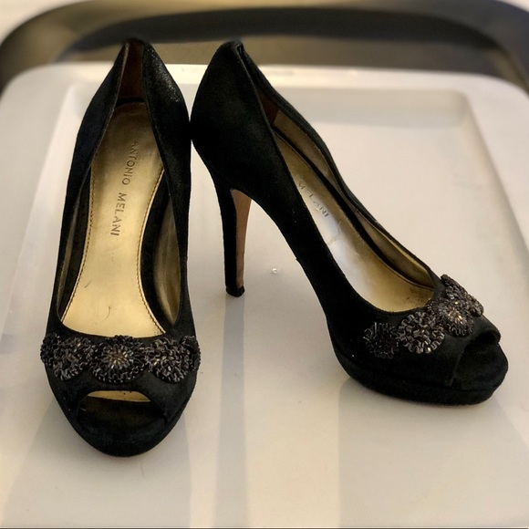 Antonio Melani Peep-Toe Pumps - Size 6.5 - Picture 11 of 12